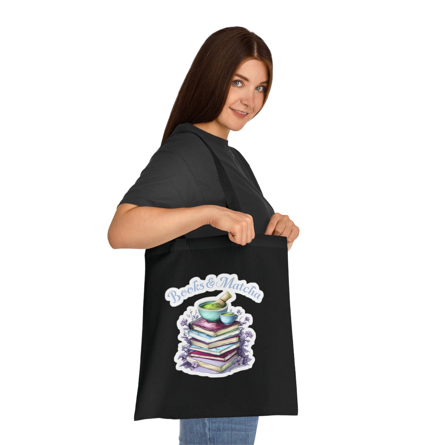 Matcha and Books Tote bag