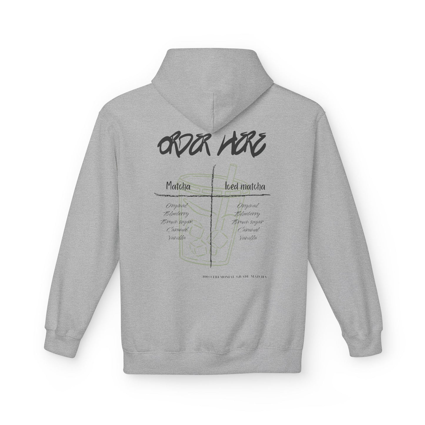 matcha order- Street style Hoodie