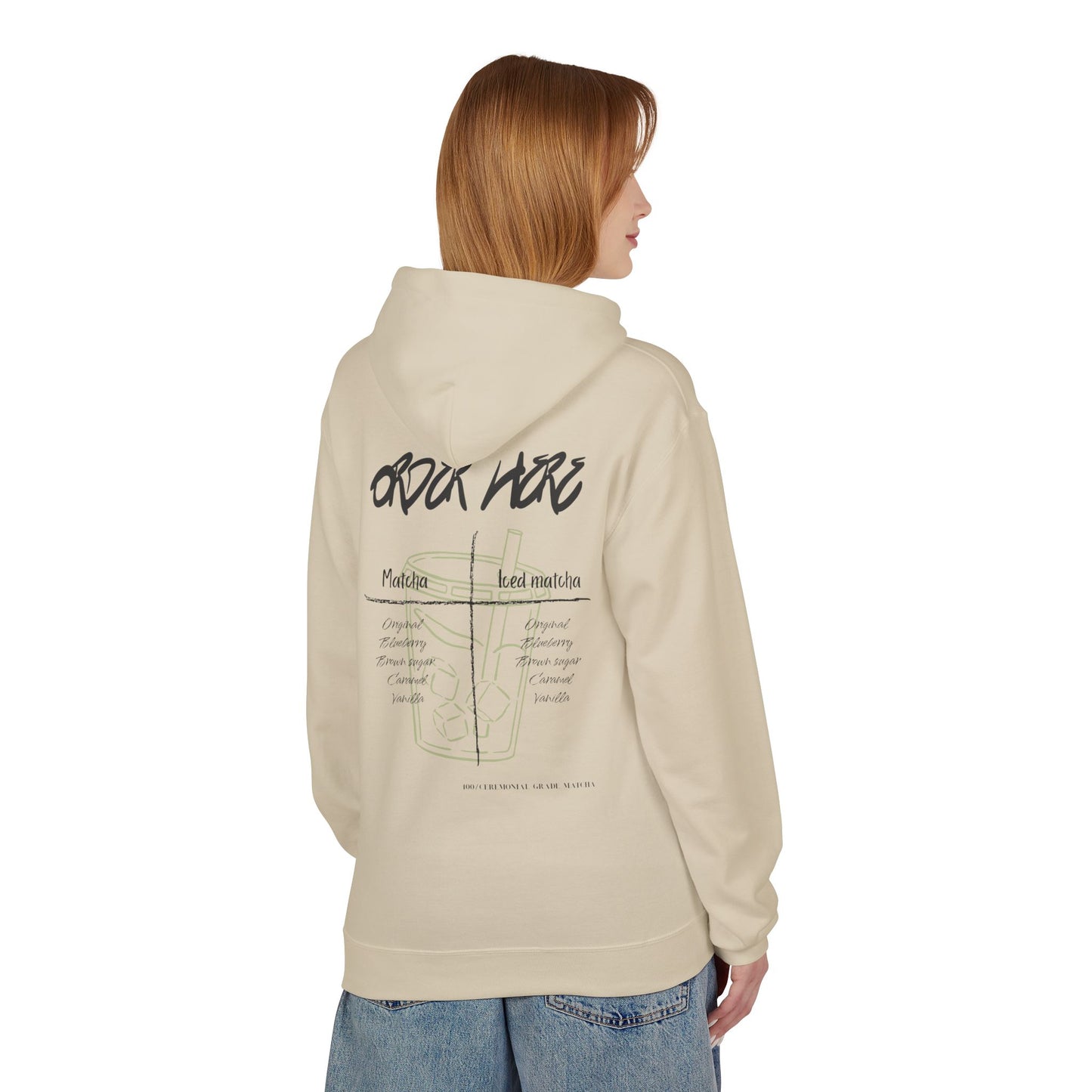 matcha order- Street style Hoodie