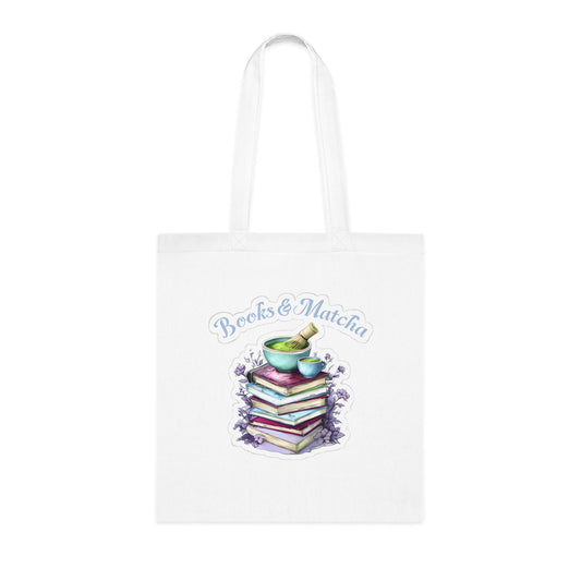 Matcha and Books Tote bag