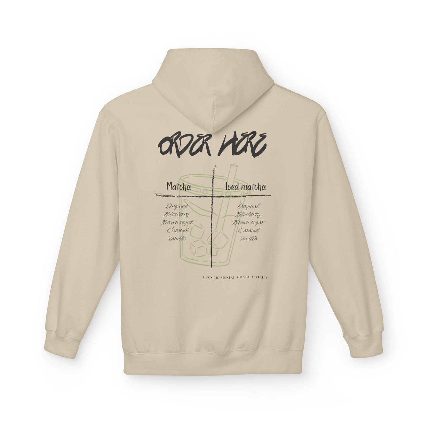 matcha order- Street style Hoodie