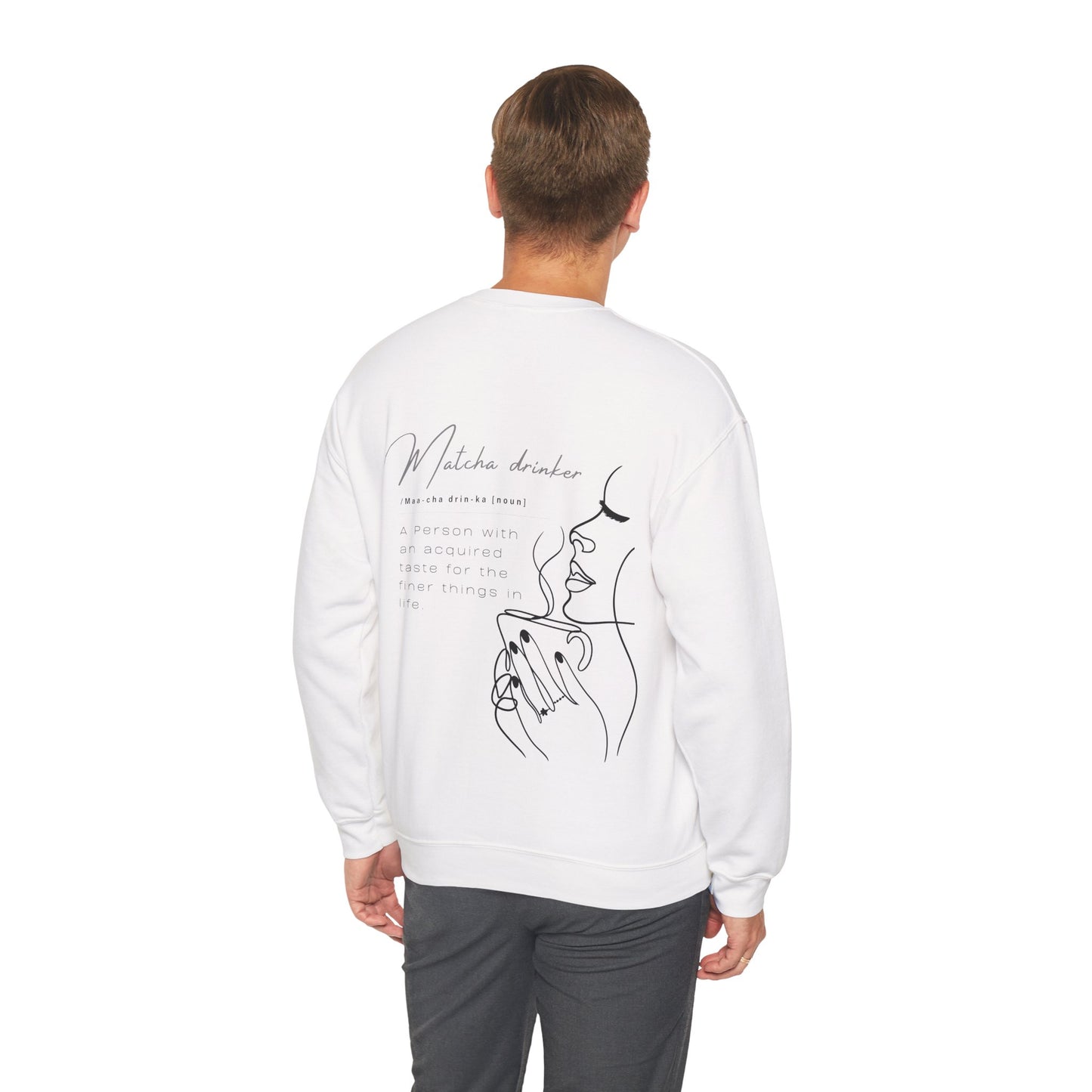 Matcha Drinker Definition Sweatshirt