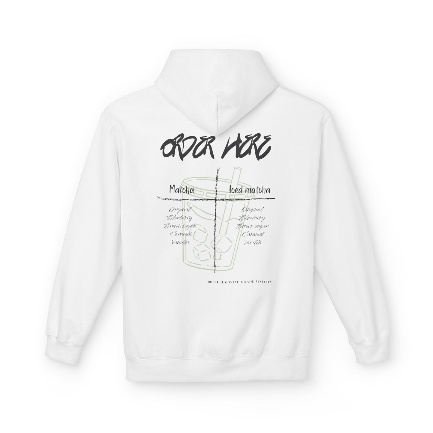 matcha order- Street style Hoodie