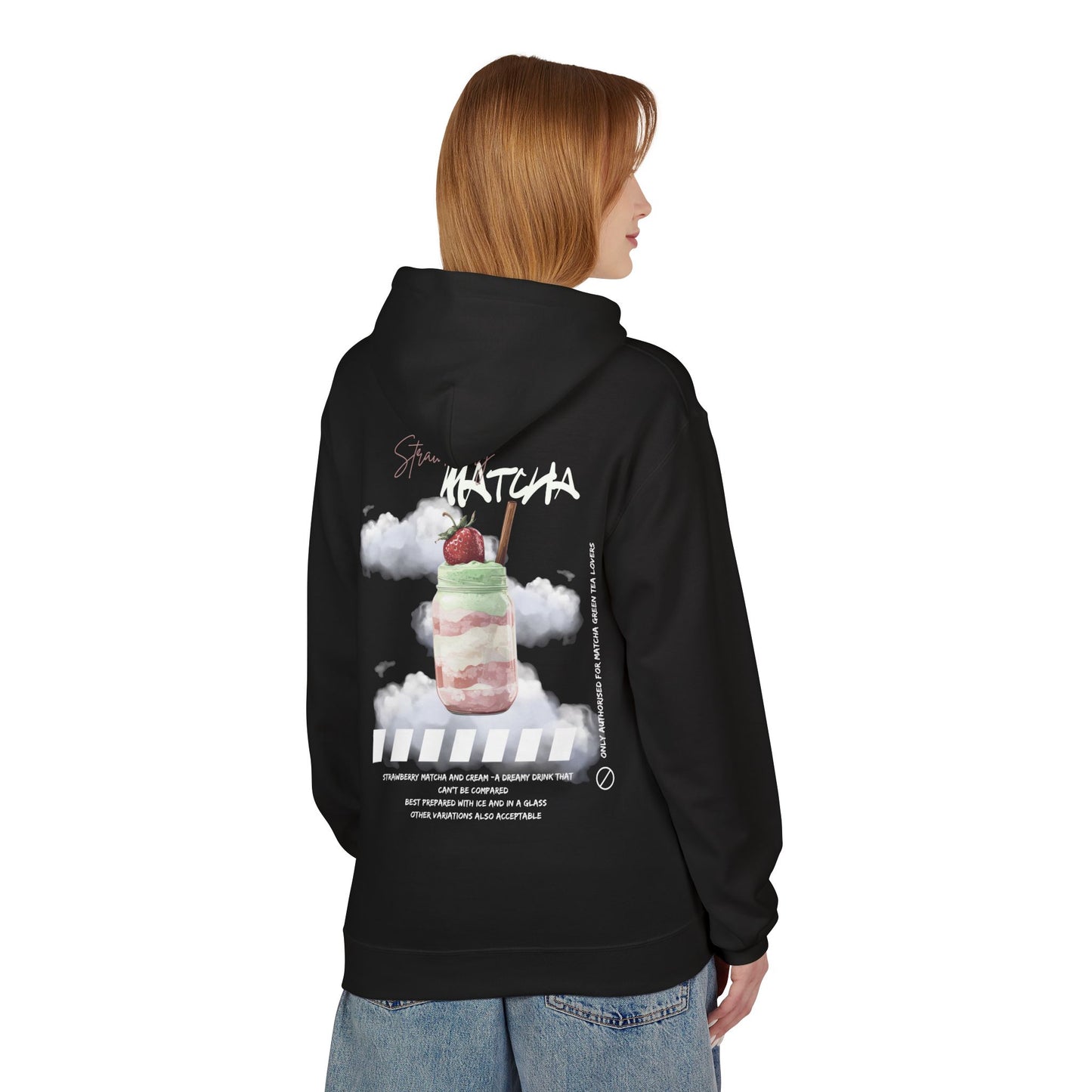 Strawberry matcha- street style Hoodie