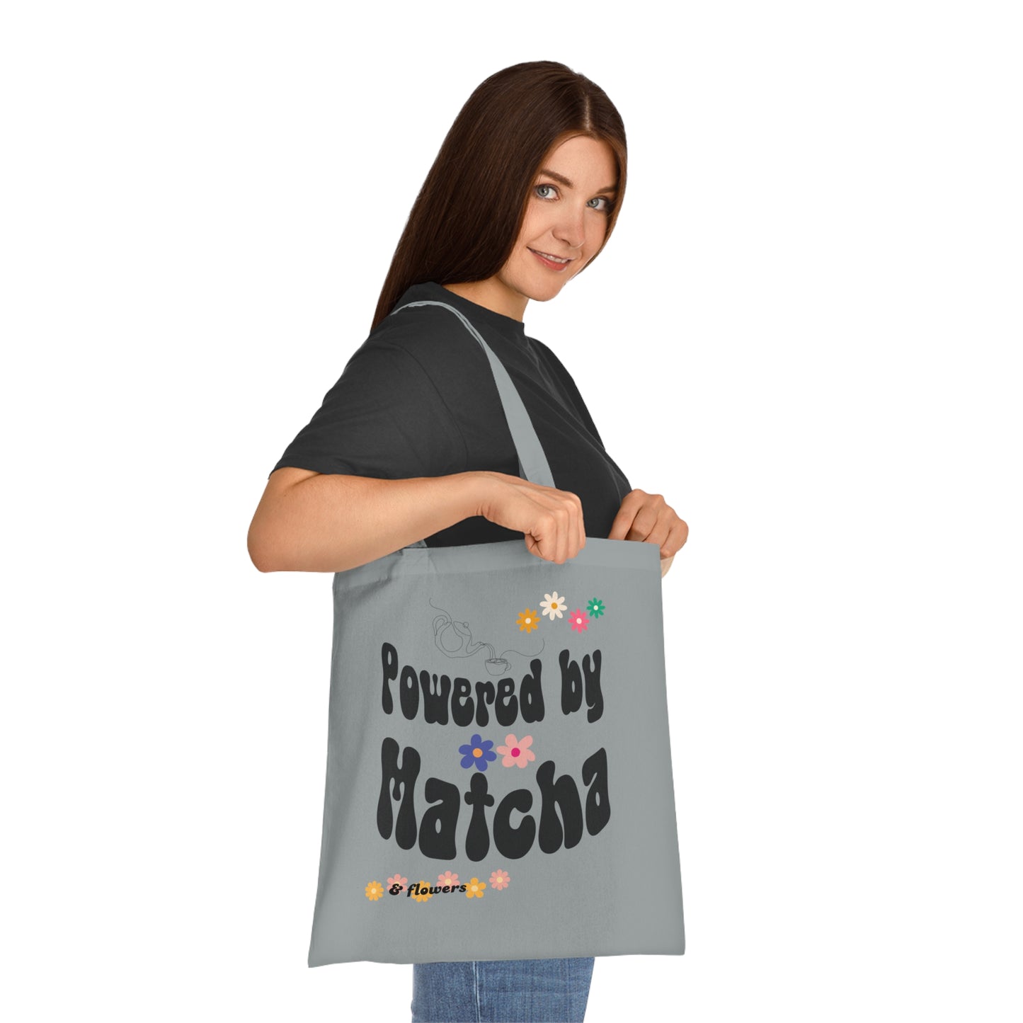 Powered by Matcha Tote Bag