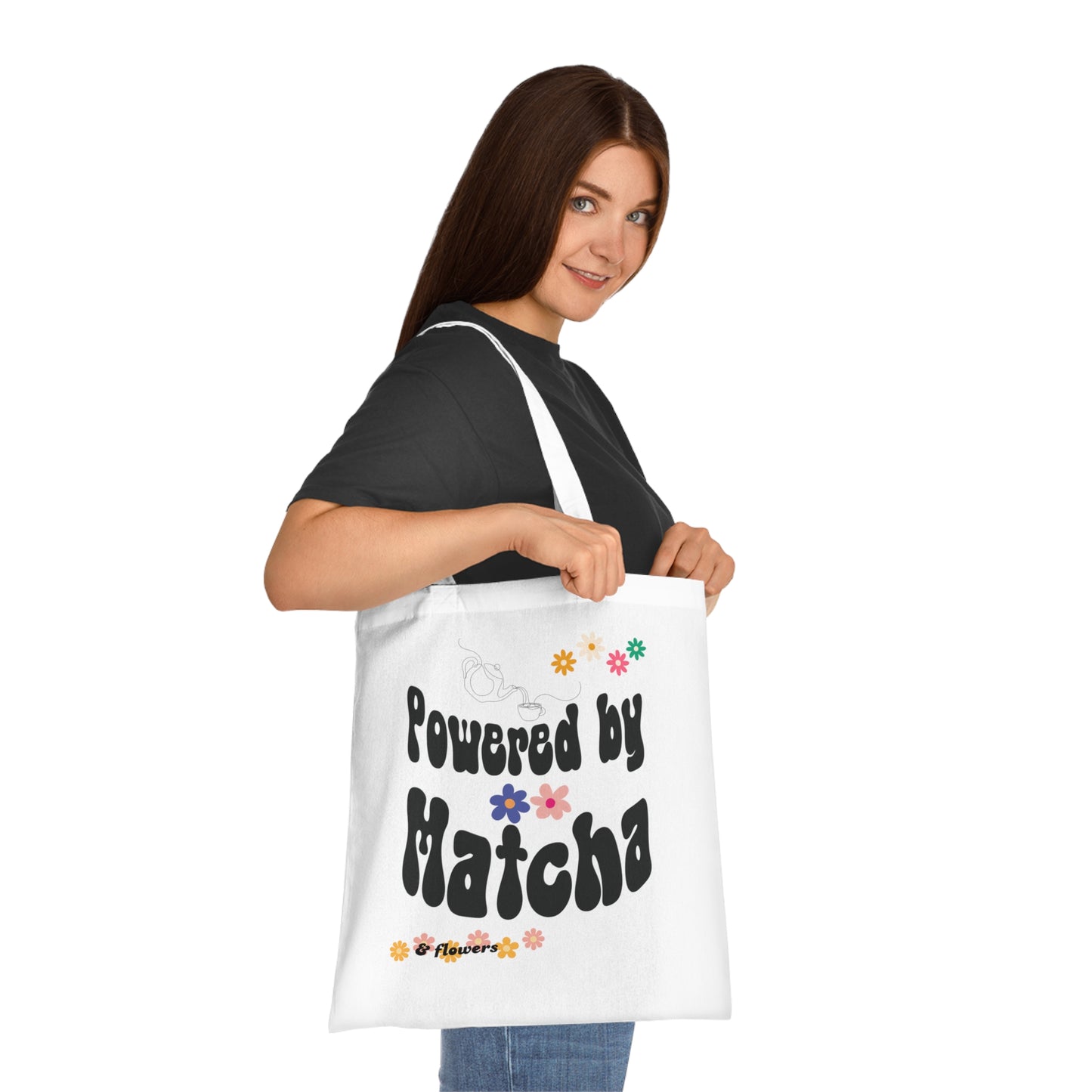 Powered by Matcha Tote Bag
