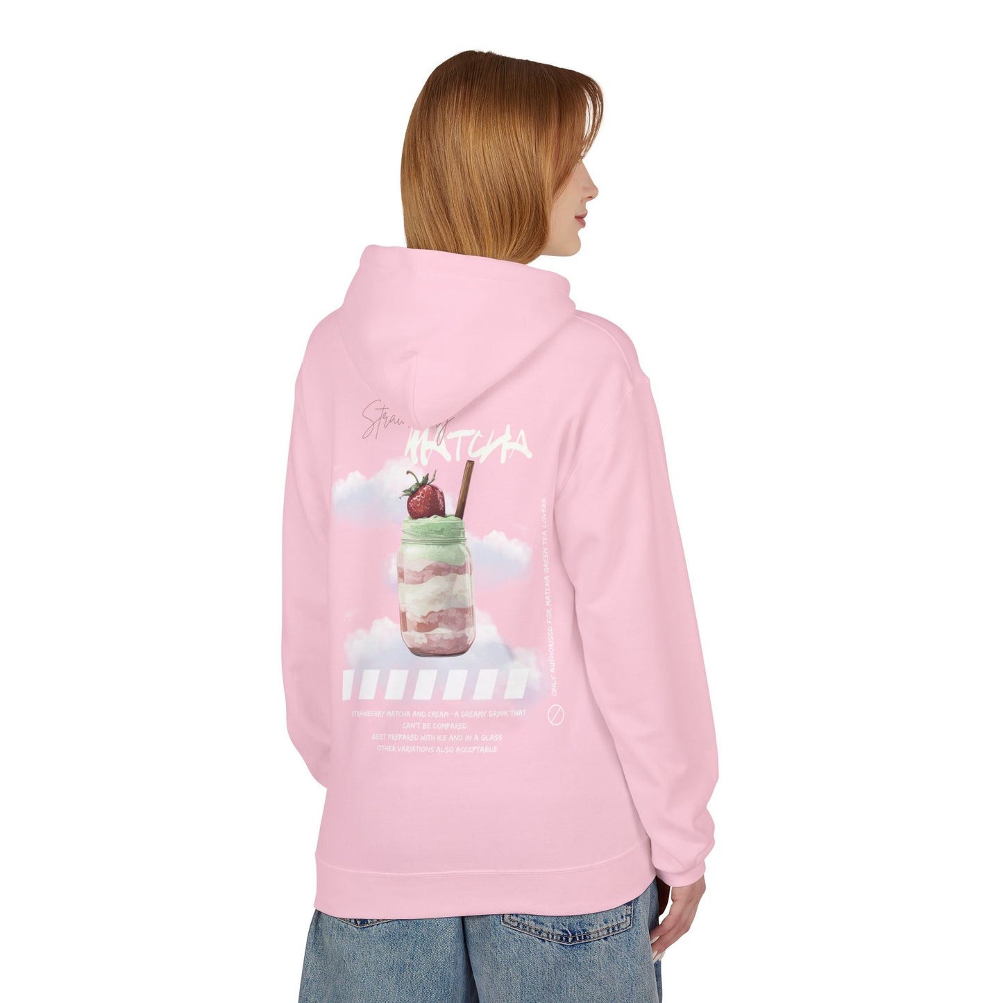 Strawberry matcha- street style Hoodie