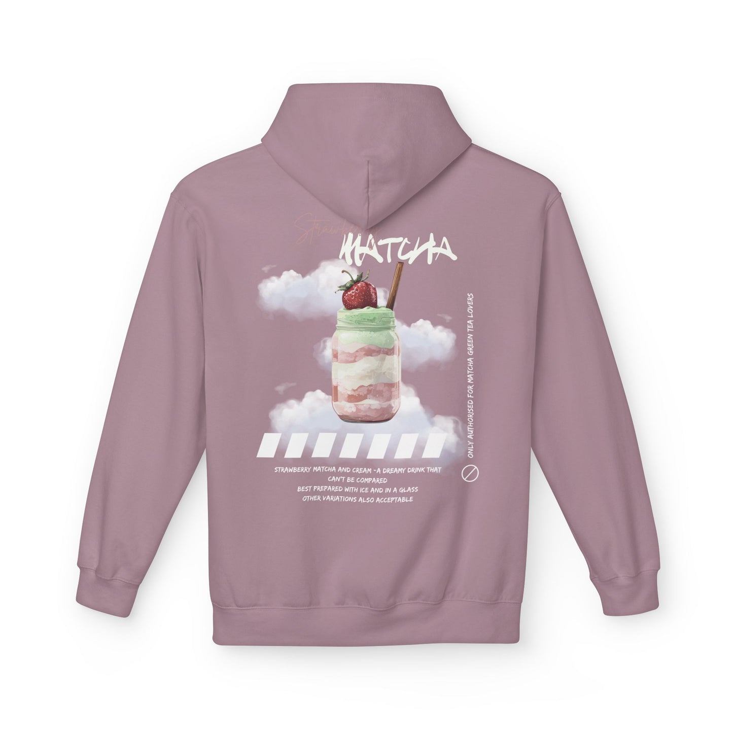 Strawberry matcha- street style Hoodie