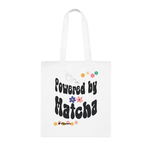 Powered by Matcha Tote Bag