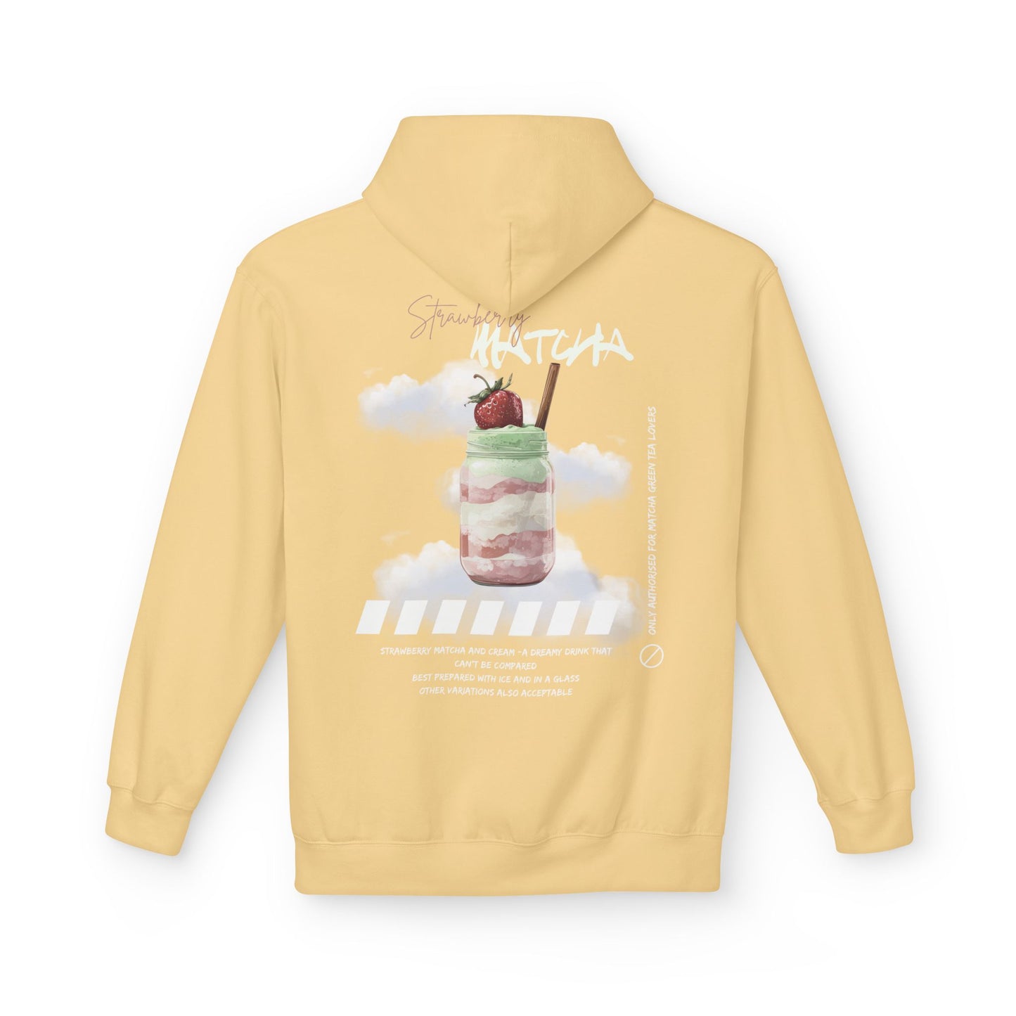 Strawberry matcha- street style Hoodie