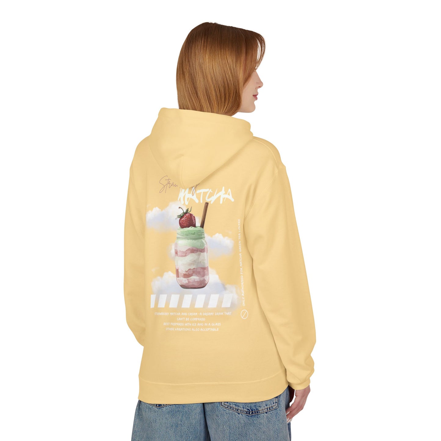 Strawberry matcha- street style Hoodie