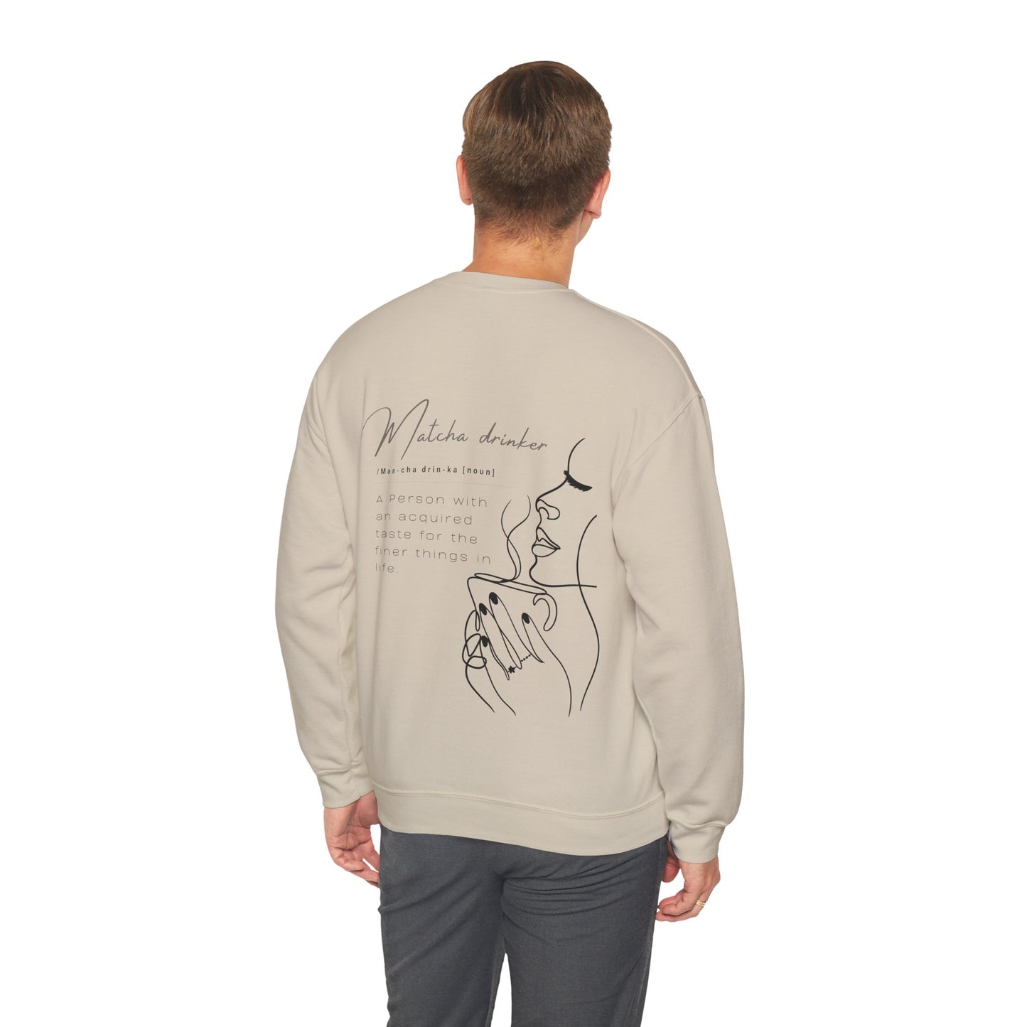 Matcha Drinker Definition Sweatshirt