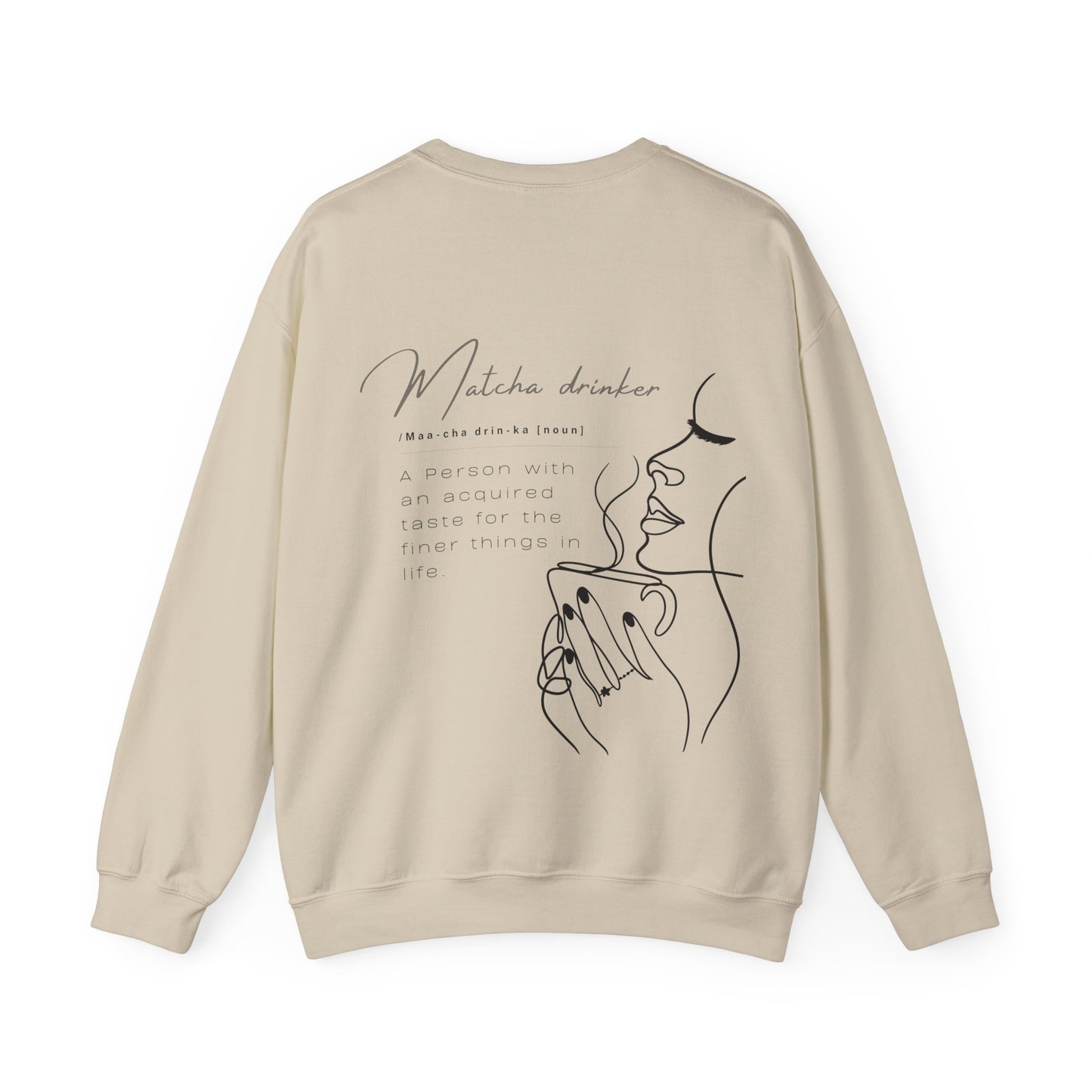 Matcha Drinker Definition Sweatshirt
