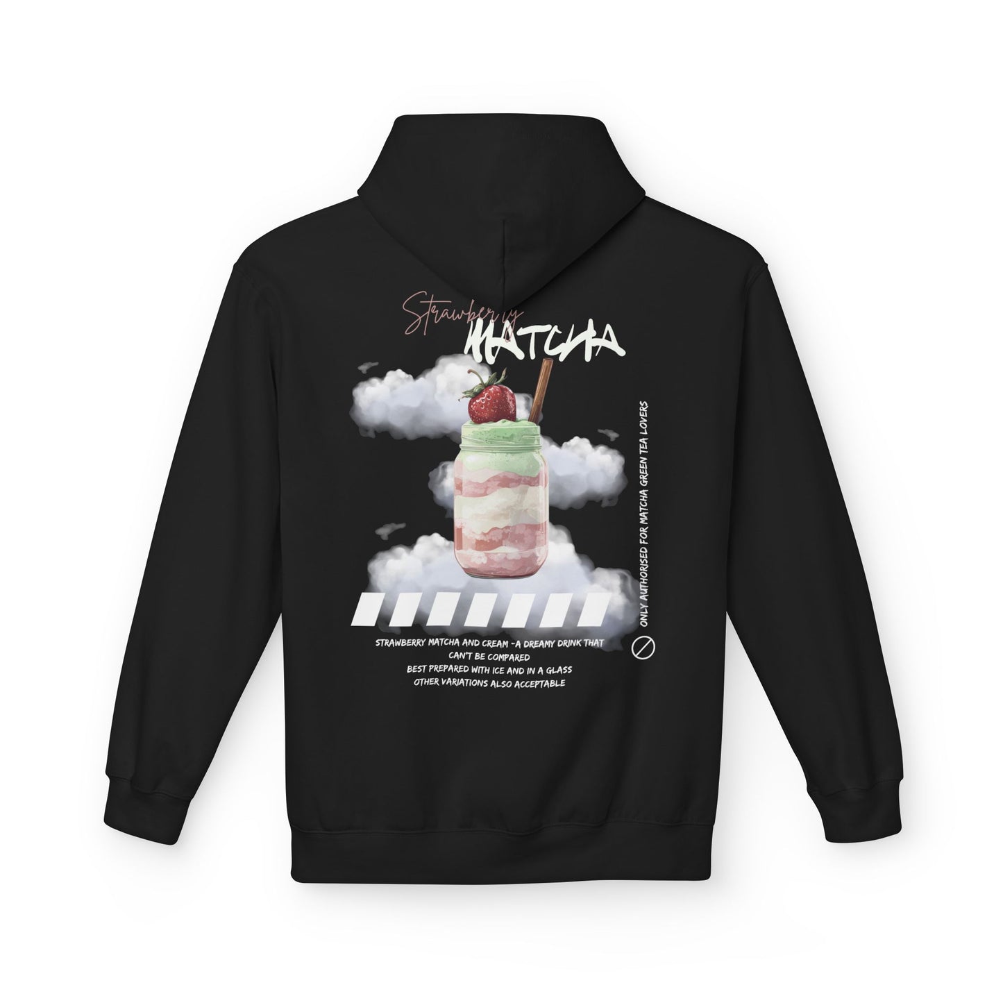 Strawberry matcha- street style Hoodie