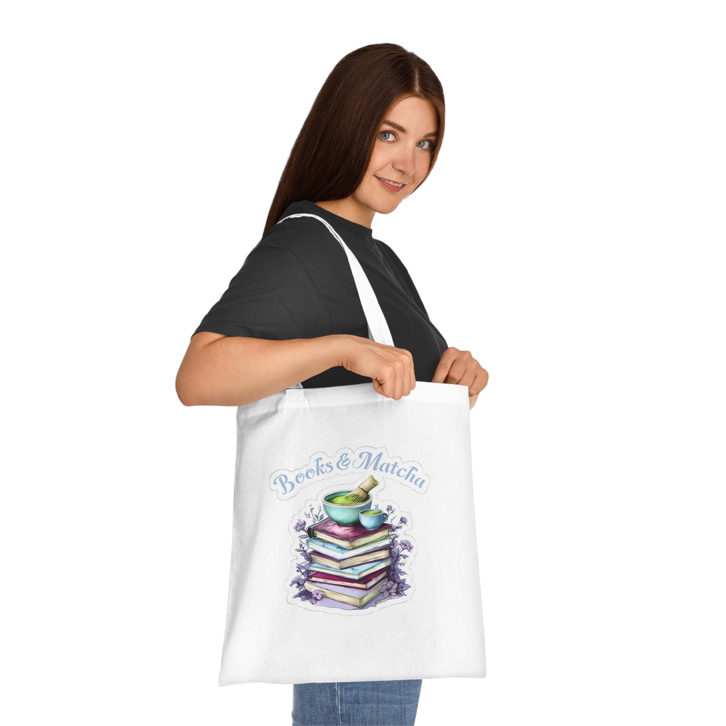Matcha and Books Tote bag